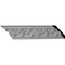 Ekena Millwork SAMPLE - 3 7/8"H x 3 7/8"P x 5 1/2"F x 12"L, (1/2" Repeat) Rose Crown Moulding SAMPLE-MLD04X04X05RO - alternate 1